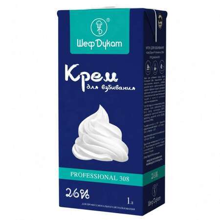 Крем Шеф Дукат (308) 26% 1л