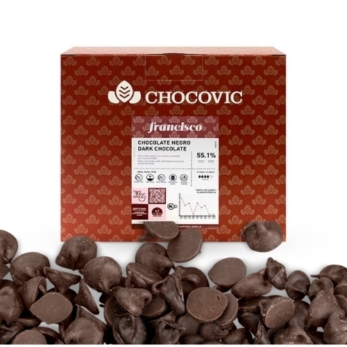 Шоколад Темный "CHOCOVIC" 55,1% 1кг