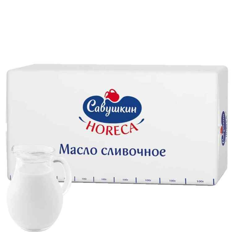 Масло Сладко-Сливочное HORECA 82,5% "ТМ Савушкин" - 1Кг