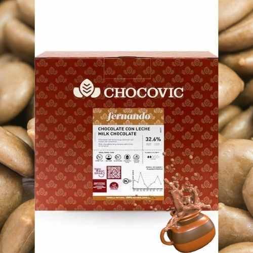 Шоколад Молочный "CHOCOVIC" Fernando 32,6% 1кг